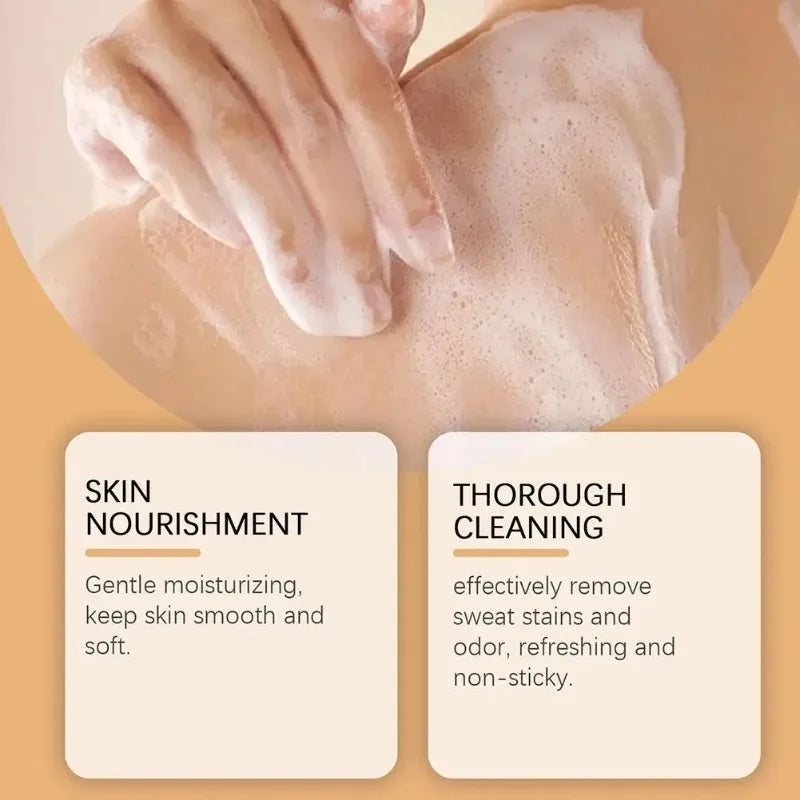 Persimmon Body Wash For Body Odor Control – Cleansing Body Deodorizing Moisturising Body Wash For Eliminating Body Odor 120ml