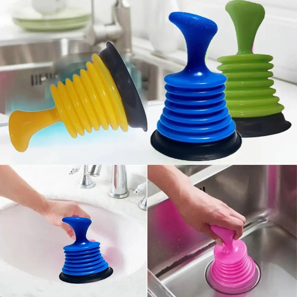Kitchen Pipeline Dredge Suction Cup Toilet Plungers Press Cleaning Sink Drain Pipe Tool Sink Pipe Strong Dredger Tools Accessory