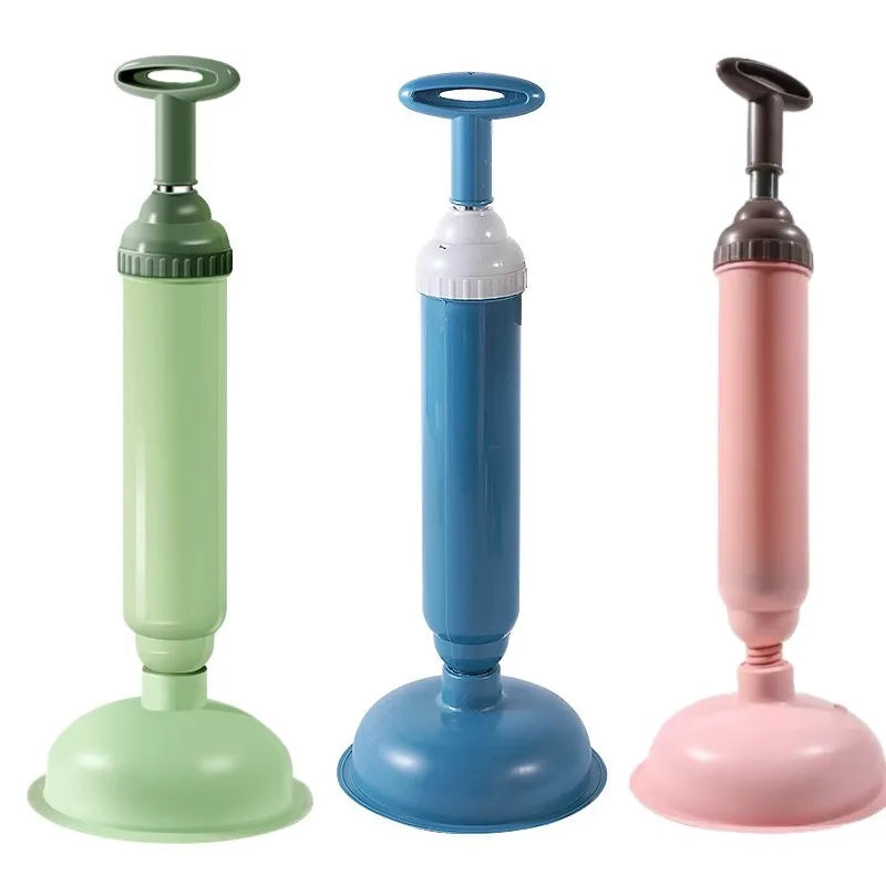 Toilet Plunger High Pressure Pump Anti Clogging Drain Cleaners Pipe Dredge Device for Bathroom Kitchen Sink Drain Clean Supplies